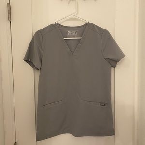 Figs cement scrub top